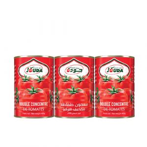 Lot 3 double concentrés de tomates