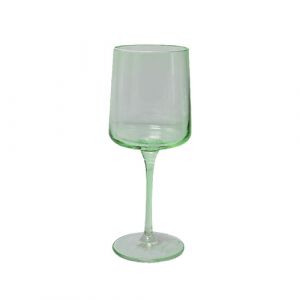 Verre à pied vert