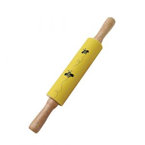 Rouleau de patisserie en bois et en silicone 