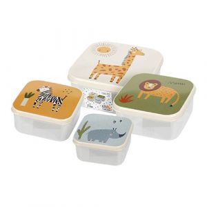 Set 4 boites aliments pour enfants