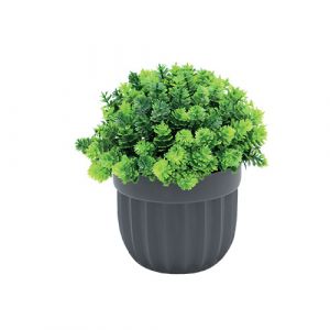 Pot avec fleur artificielle