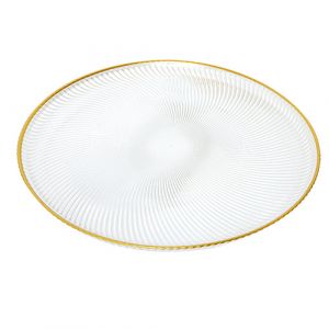 Centre de table en verre
