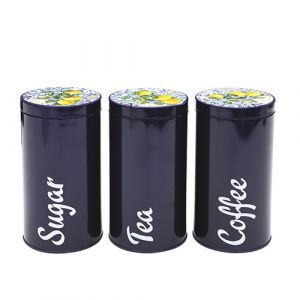 3 boites de stockage en acier