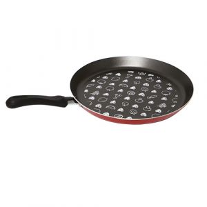Crêpière  rouge/blanc