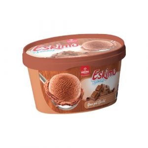 Lot 2 barquettes de glace chocolat  