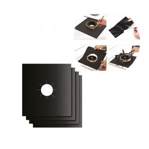 Set de 4 feuilles de protection gazinieres