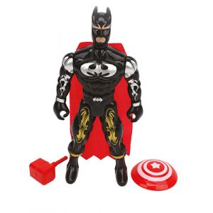 Jouet spiderman batman et heroman