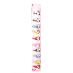 Lot de 10 clips cheveux pour fille