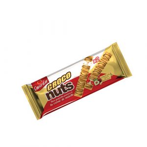Gaufrettes fourrées noisette