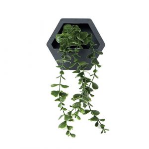 Pot avec fleur artificielle