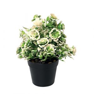 Pot avec fleur artificielle