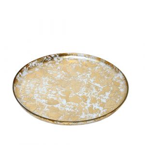 Plat couleur doré
