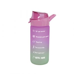 Bouteille d'eau rose