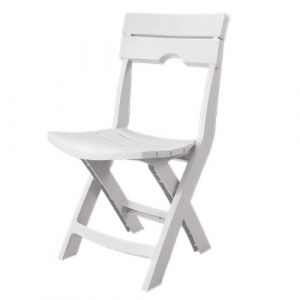 chaise pliante blanc