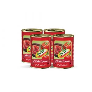 Lot de 4 double concentré de tomate