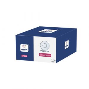 Coffret de 6  sous tasse
