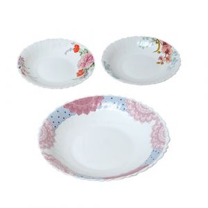Assiette creuse decoré