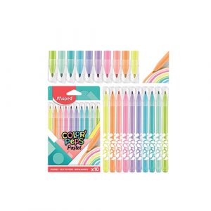 10 feutres pastel 