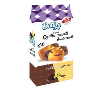 Pack 12 mini cakes 4 quarts 