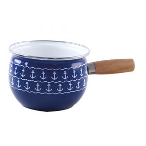Casserole avec main en bois 