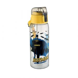 Bouteille + paille batman  