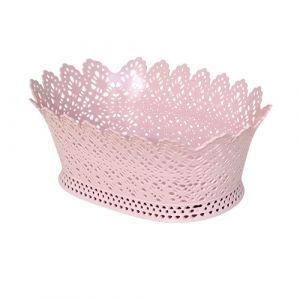 Corbeille dentelle ovale 