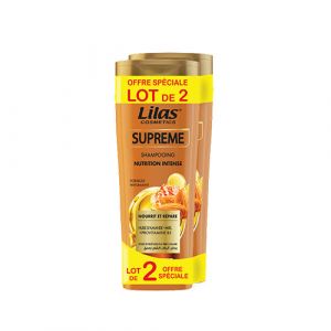 Lot 2 shampoing pour femme cheveux sec et faible 