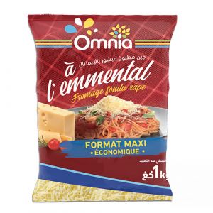 Fromage rapé fondu a l'émmental 