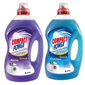 Lessive liquide compact