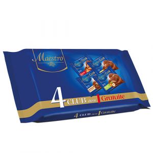 Lot chocolat club 3+1 