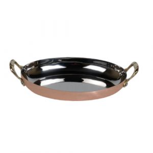 Plat ovale en inox 