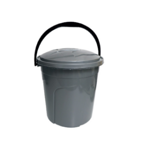 Poubelle en plastique avec couvercle
