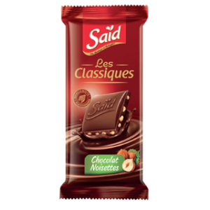 Tablette chocolat noisette