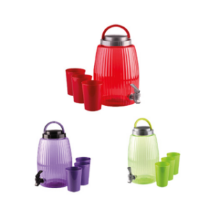 Distributeur à eau avec 3 tasses