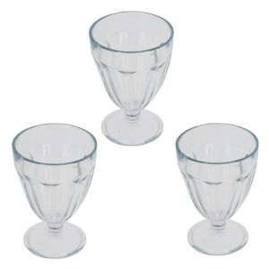 Ensemble de 3 coupes à glace