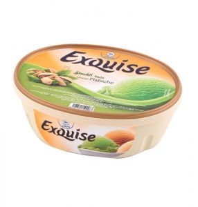 Lot de 2 barquettes glace pistache