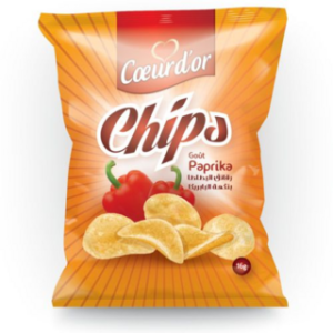 Lot de 4 chips paprika
