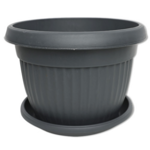Pot de plante avec plateau 