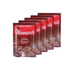 Lot de 5 poudre a creme chocolat 