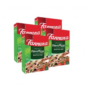 Lot de 4 préparation pizza  