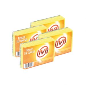 Lot de 4 tampon sur éponge