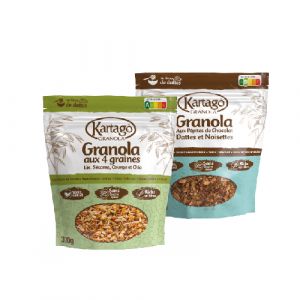 Lot 2 granola aux 4 graines  