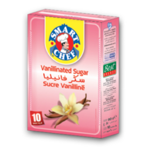 Lot de 10 sachets sucre vanille