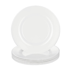 Assiette plate en porcelaine 