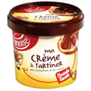 Crème à tartiner aux noisettes et cacao
