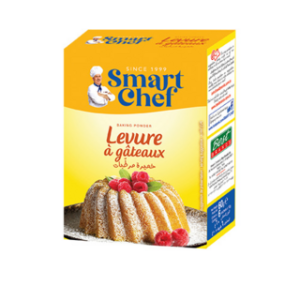 Lot de 2 lévure gateau 10*10 GR