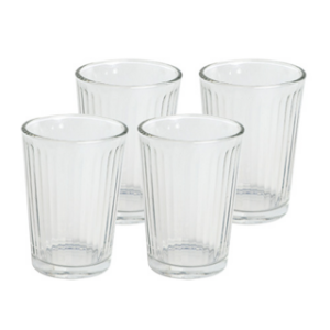 Set 4 verres à eau 