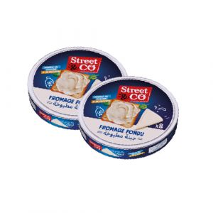 Lot de 2 fromage triangle fondu