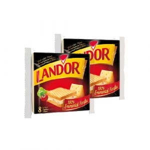 Lot de 2 fromages tranchette à l'emmental 