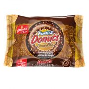 Donut enrobé et fourré à la crème de cacao